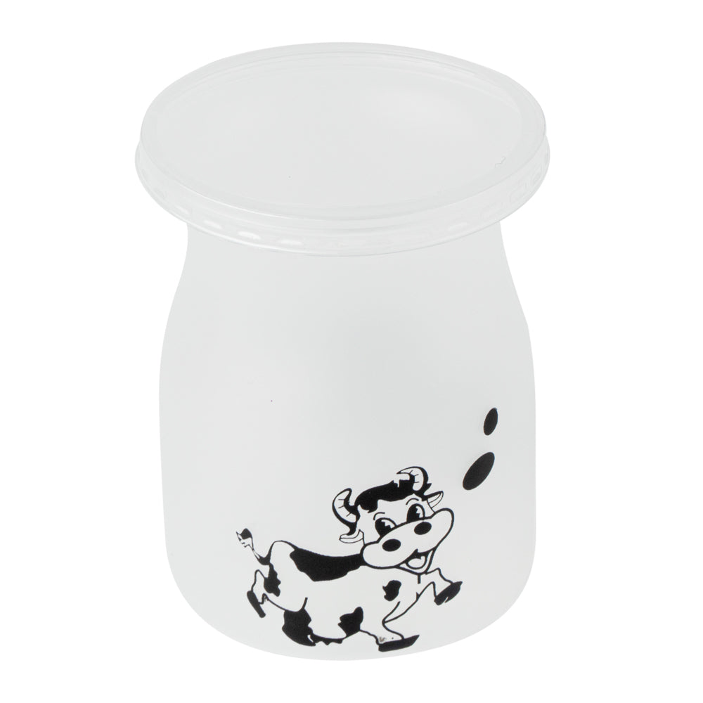 4 oz Clear Plastic Yogurt Cups with Lids - 2.25