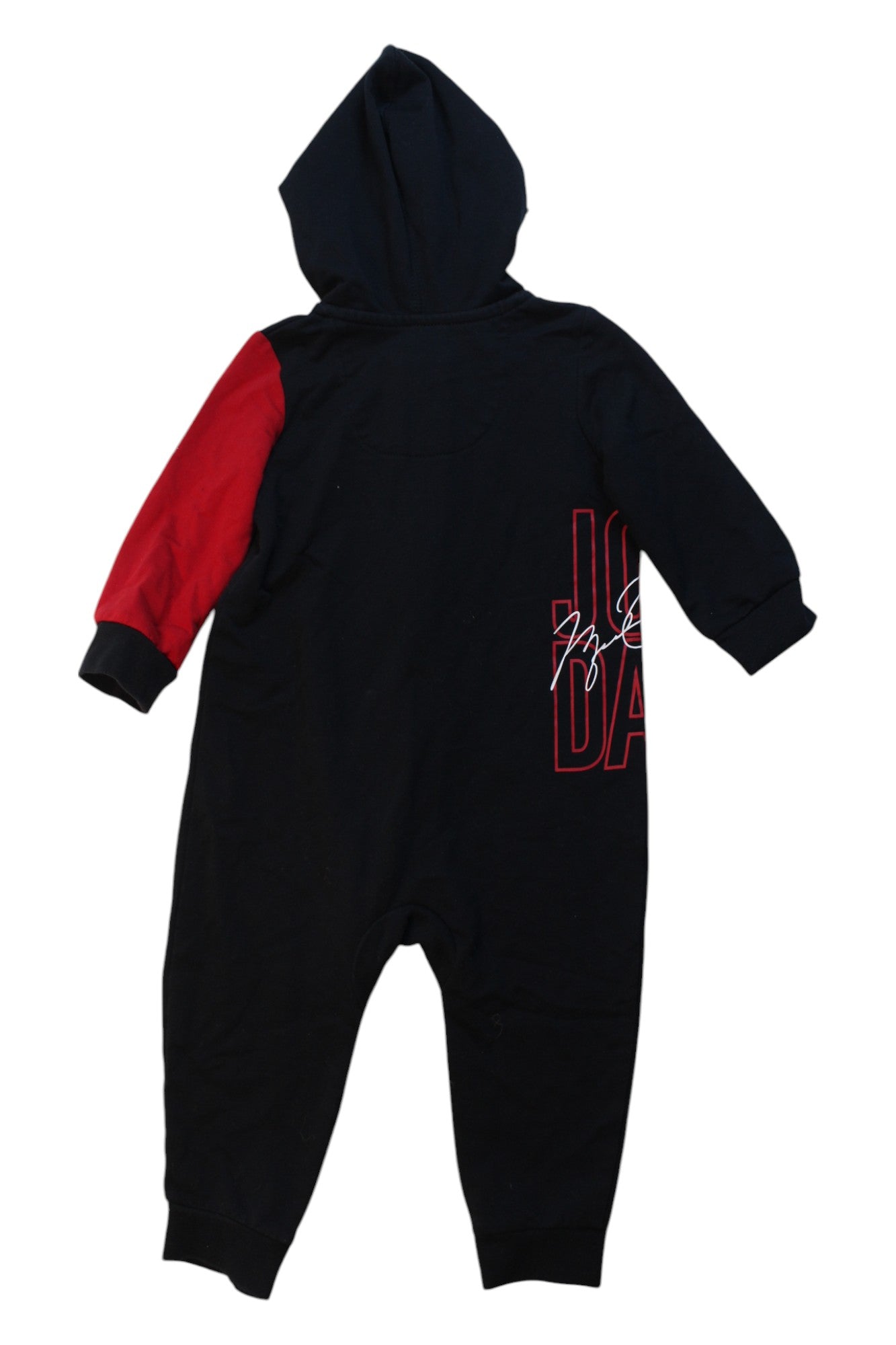 Air Jordan Hooded Romper for Baby Boys 12-18 Months - Soft Cotton Jumpsuit with Hood for Playtime, Outings & Casual Wear