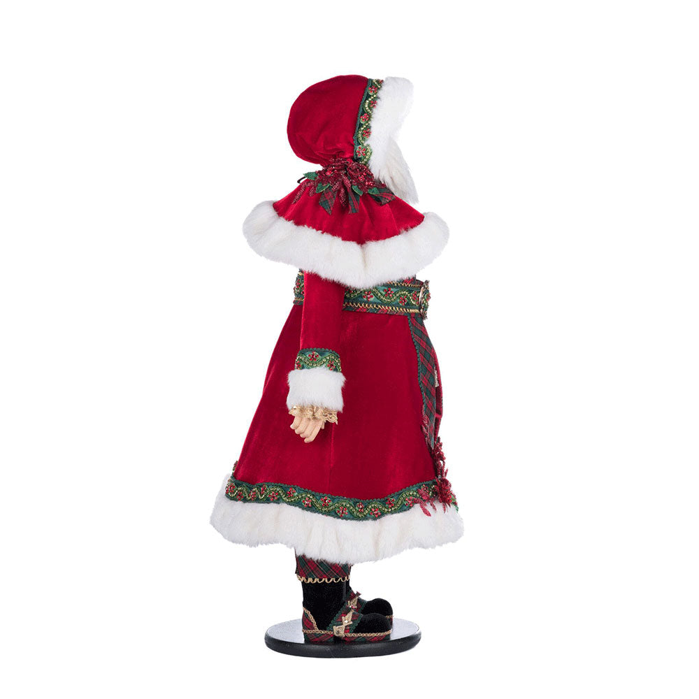 Christopher Magic Santa Doll by Katherine's Collection - Festive Holiday Decoration & Christmas Gift for Kids & Collectors