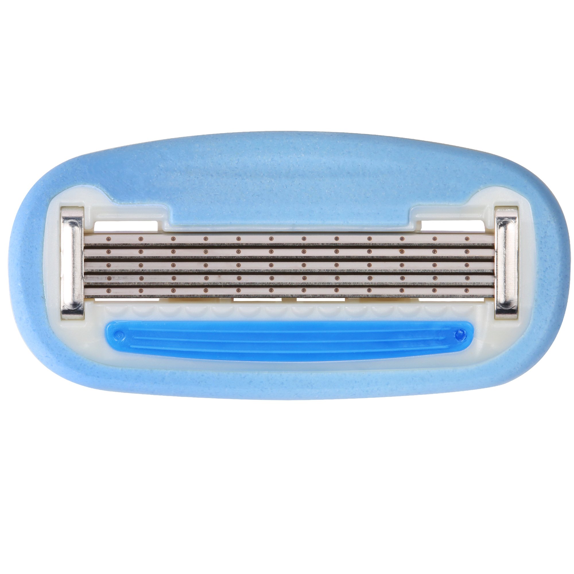 Amazon Basics 5-Blade Women's Razor with Handle, 2 Replacement Cartridges & Shower Hanger - Smooth Shaving for Legs, Underarms & Bikini Area - Cartridges Fit Amazon Basics Razor Handles Only (Previously Solimo) - Perfect for Home, Travel & Gym Use