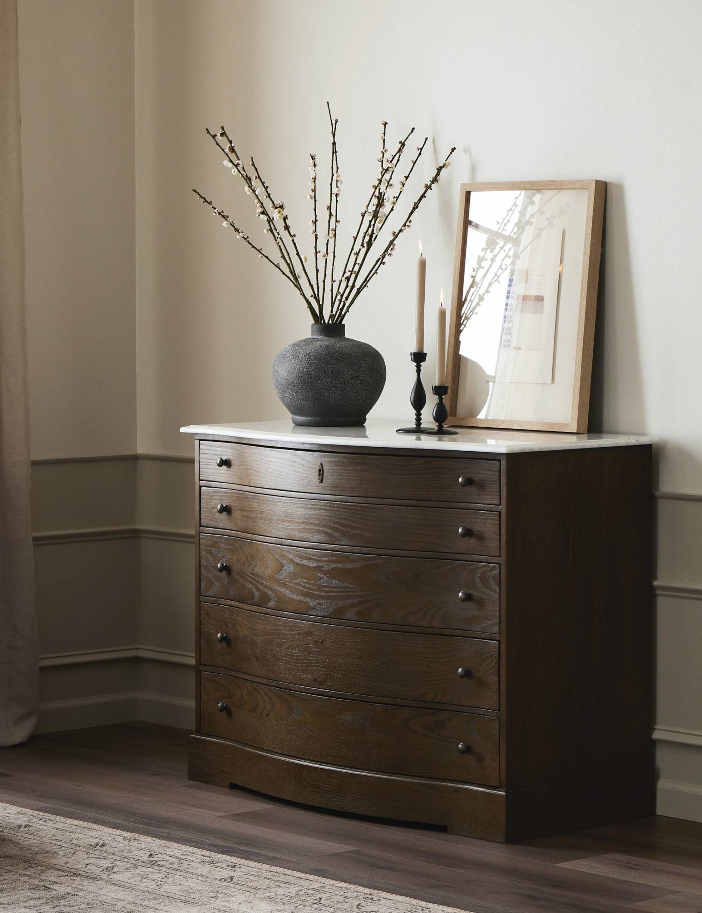 Lena Dresser by Amber Lewis x Four Hands - Modern Wooden Dresser with 6 Drawers for Bedroom Storage & Organization | Perfect for Home Decor, Living Room, and Master Bedroom