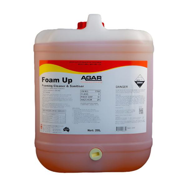Agar Foam Up Cleaner and Sanitiser - Powerful Disinfectant for Kitchen, Bathroom & Home Surfaces - Kills 99.9% Germs & Bacteria - Safe for Food Contact Areas