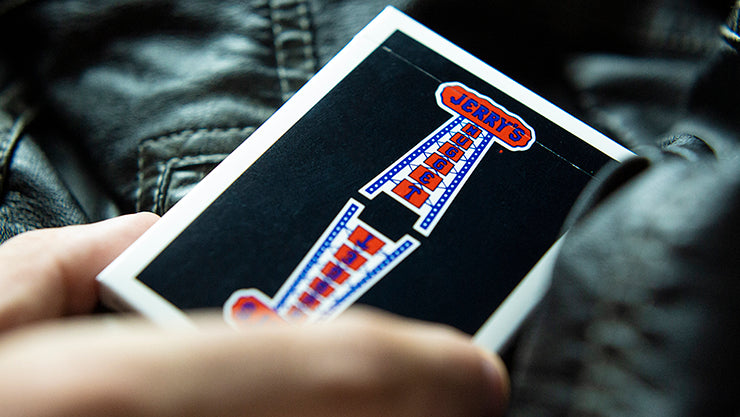 Vintage Style Jerry's Nuggets Black Playing Cards - Premium Poker Deck for Magic Tricks, Cardistry & Collectors - Perfect for Game Nights & Professional Performances