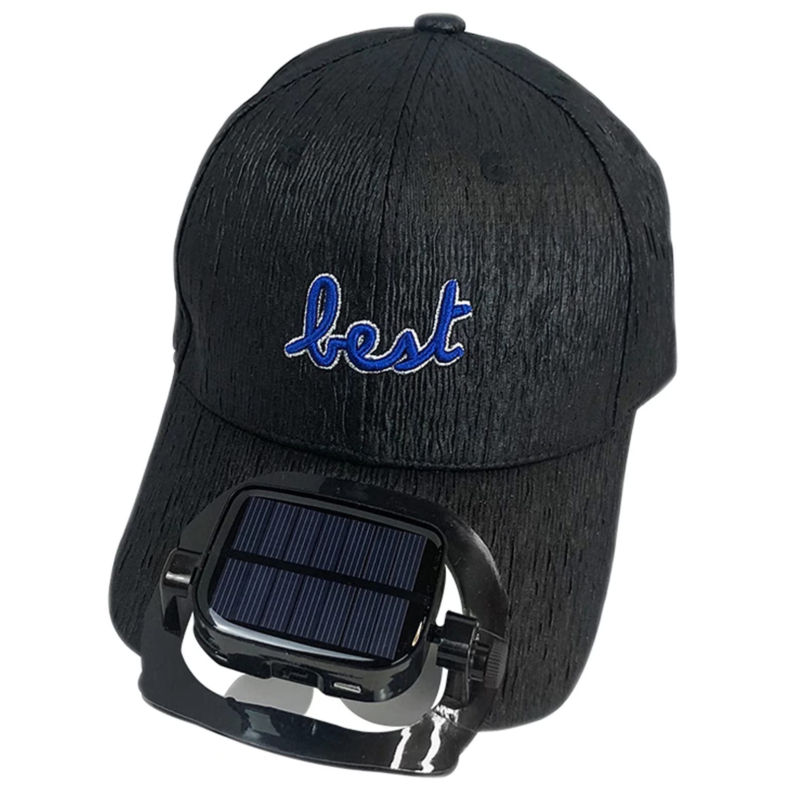 Solar Powered Cooling Fan Hat - Lightweight Breathable Sun Hat for Outdoor Sports, Travel, Camping & Hiking - Stay Cool in Hot Weather