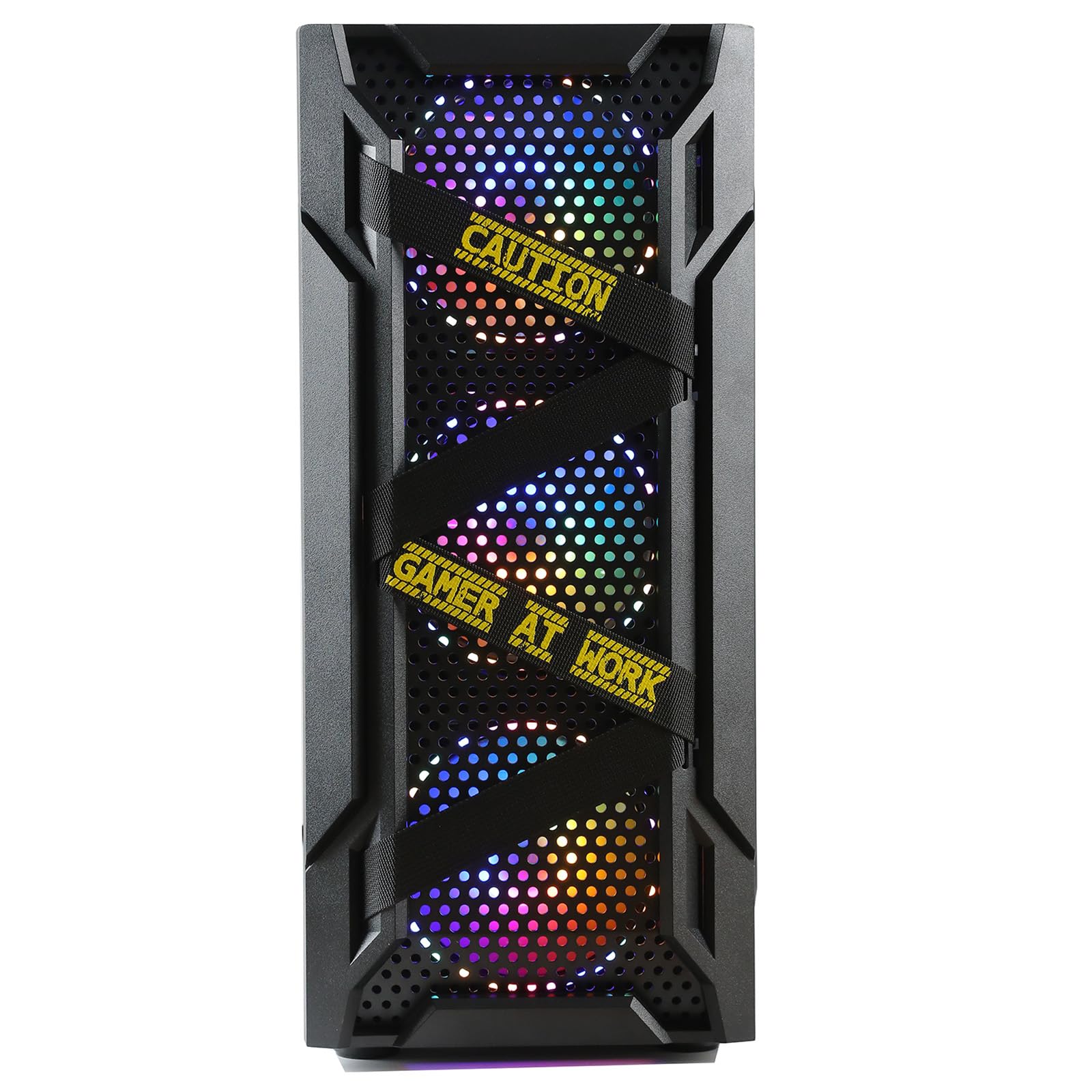 MXZ Gaming Desktop PC - Intel Core i5 9400F, NVIDIA RTX 3050, B365 Motherboard, 8GB DDR4 RAM, 500GB NVMe SSD, 5 RGB Fans, Windows 11 Pro (Ready to Use) - Perfect for Esports, Streaming & High-Performance Gaming