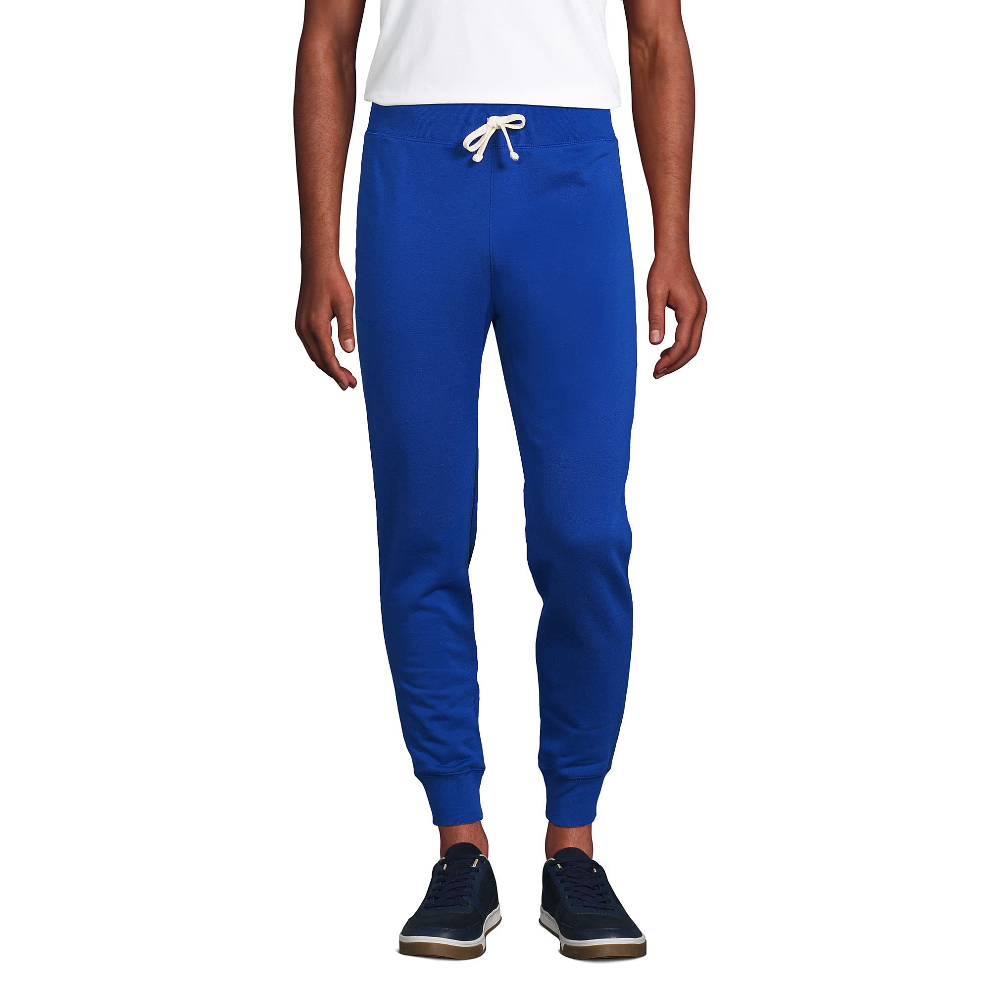 Lands' End Adult Jogger Sweatpants for School Uniforms - Comfortable Stretch Cotton Pants for Teachers, Staff and School Professionals - Perfect for Work, Classroom and Casual Wear