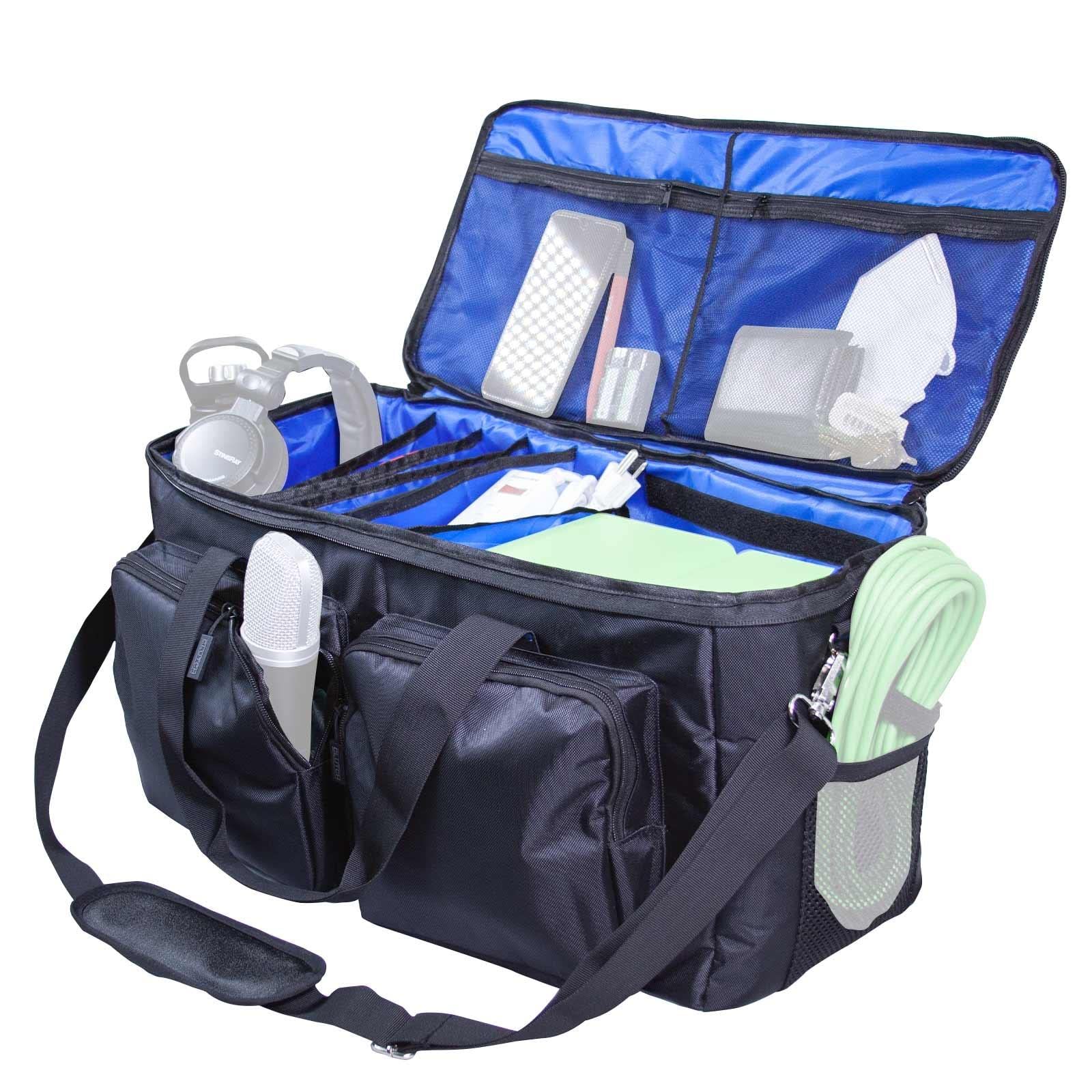 CLUTCH CL-CADDY200 Premium Utility Storage & Transport Bag for Headphones, Cables & Tech Accessories - Perfect for DJs, Musicians & Travel Organization