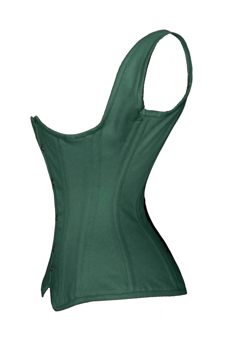 LuvSecret Lingerie Heavy Duty 26 Double Steel Boned Waist Trainer Corset - Cotton Underbust Shapewear for Women, Plus Size Body Shaper #8528 | Perfect for Waist Training, Cosplay, and Special Occasions
