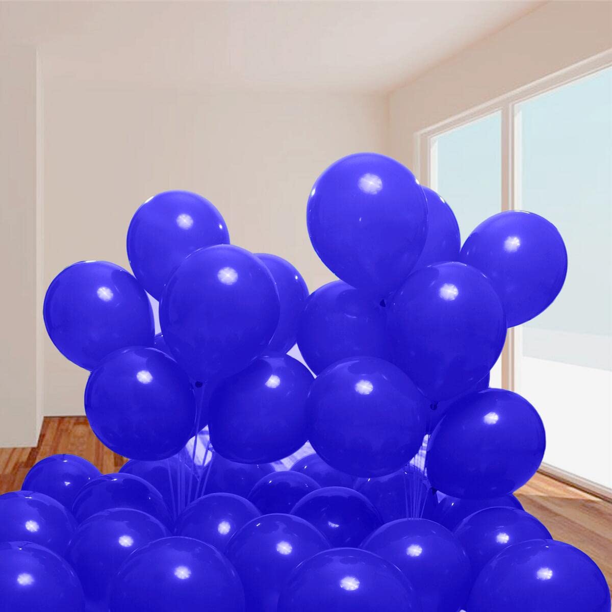 300 Pack 12 Inch Royal Blue Latex Balloons - Bulk Party Balloons for Birthday, Wedding, Baby Shower & Holiday Decorations - Perfect for Indoor & Outdoor Events