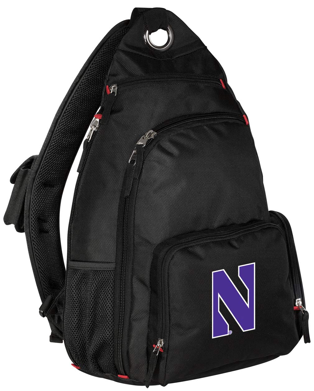 Northwestern Wildcats Sling Backpack - Single Strap NU College Backpack for Men & Women - Perfect for Campus, Travel, and Outdoor Adventures