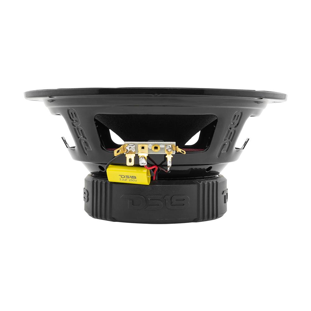 PRO ZT 8 Coaxial Mid-Range Loudspeaker - Water Resistant Cone, Built-in Bullet Tweeter & Grill - 275 Watts RMS, 4 Ohm (Pair of 2 Speakers) - Perfect for Marine Audio, Car Stereo Upgrades & Outdoor Sound Systems