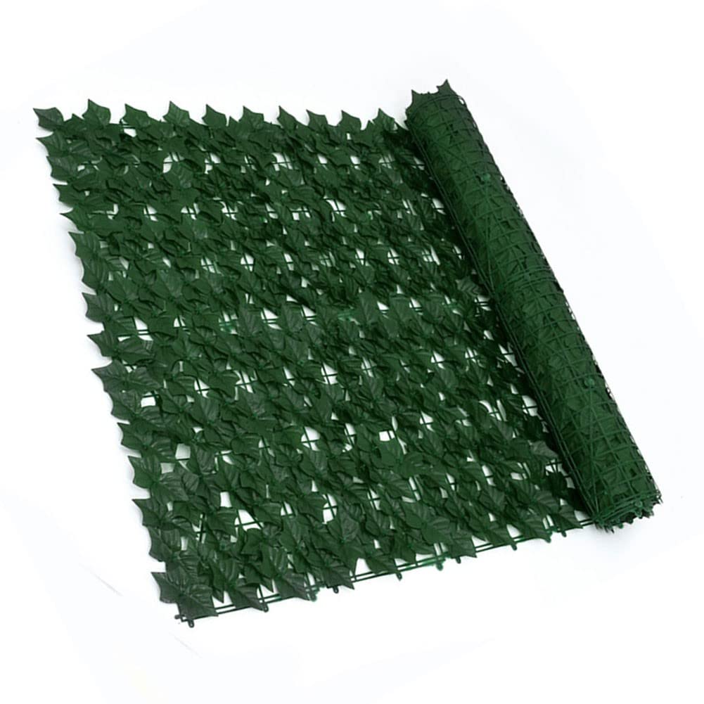 Artificial Ivy Privacy Fence Screen - 50x100cm UV Resistant Fake Hedges for Outdoor Decor - Perfect for Balcony, Patio, Porch & Deck Wall Covering | Enhance Privacy & Aesthetic Appeal