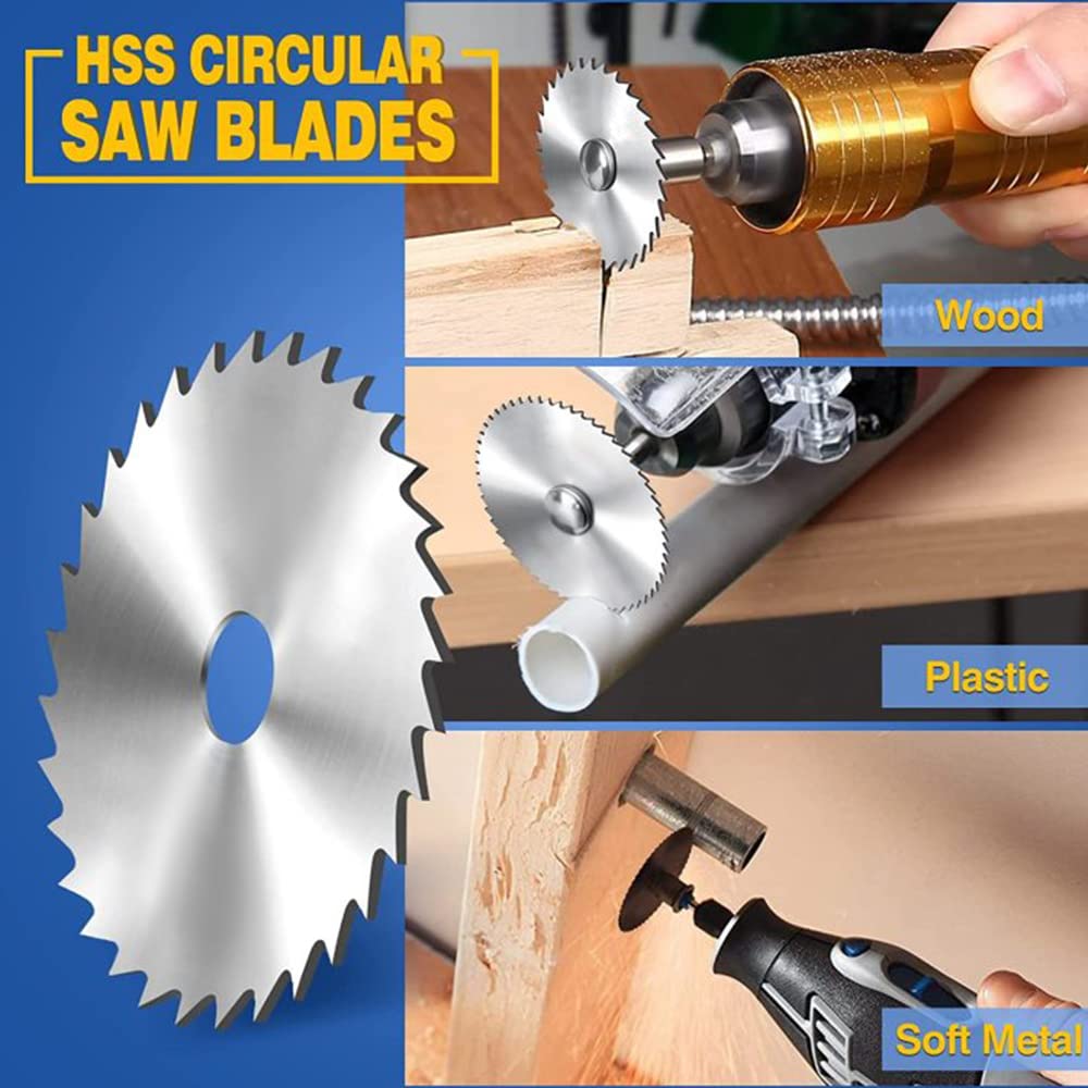 HSS Circular Saw Blade 63mm x 16mm - 72T Metal Cutting Disc for Rotary Tools | DIY & Metalworking