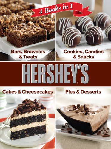 Hershey's 4-in-1 Cookbook Collection: Chocolate Bars, Brownies, Cookies, Candies, Cakes, Cheesecakes & Pies - Perfect for Baking, Holiday Gifts & Family Dessert Recipes