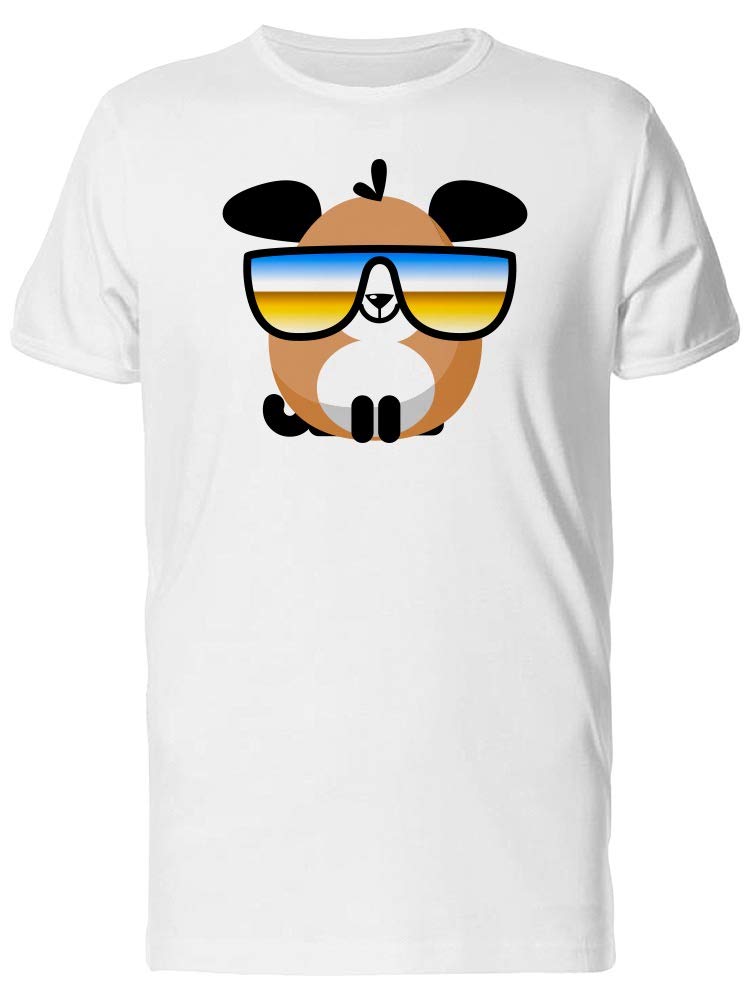 Funny Puppy Dog with Sunglasses T-Shirt for Men - Cool Graphic Tee for Casual Wear, Gifts & Dog Lovers