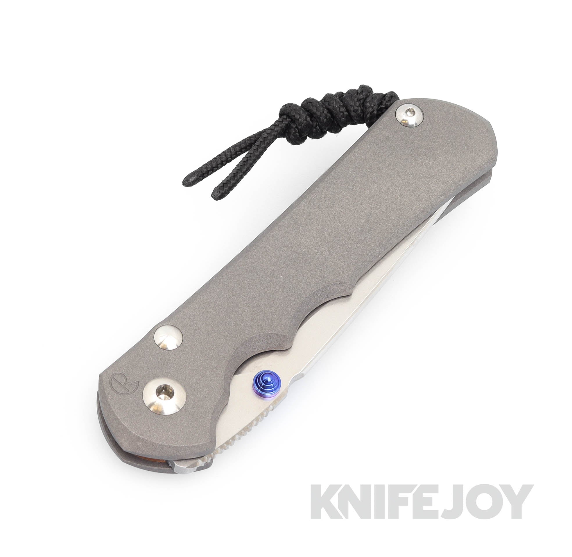 Chris Reeve Large Inkosi Magnacut Tanto Knife - Plain Titanium Handle - EDC, Outdoor Survival, Tactical & Camping Gear - High-Performance Fixed Blade for Collectors & Professionals