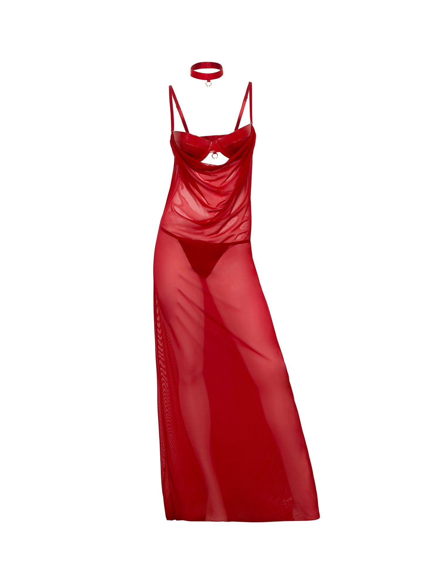 Sexy Lingerie Fetish Tory Bra Gown Dress for Women - Perfect for Boudoir Photoshoots, Role Play & Romantic Nights