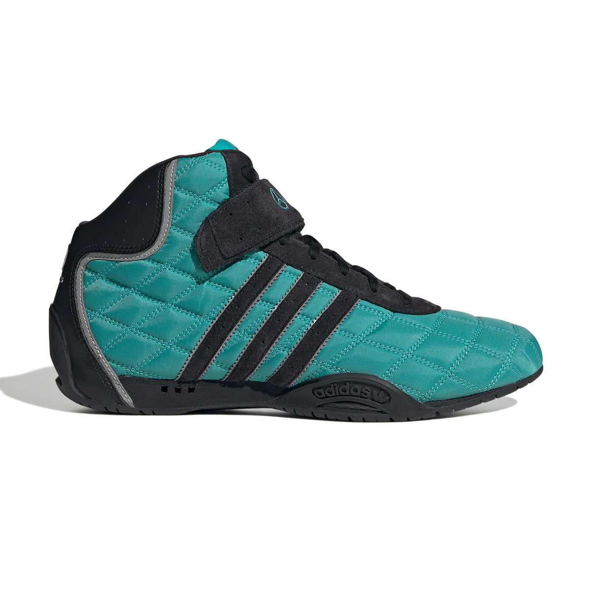 Mercedes AMG Petronas F1 Team Adi Racer Hi 'Semi Mint Rush' Sneakers - Limited Edition Racing-Inspired Shoes for Men | Perfect for F1 Fans, Streetwear & Sports Enthusiasts