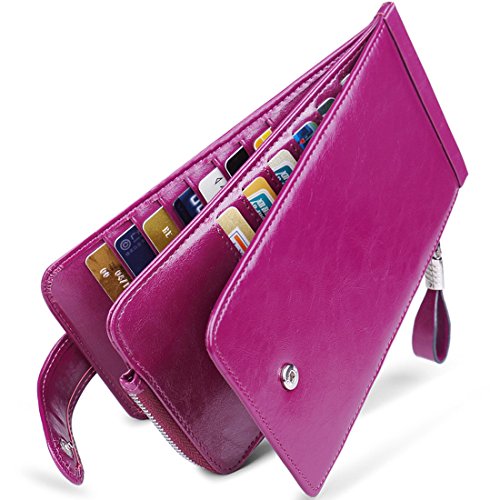 Oil Wax leather Purple