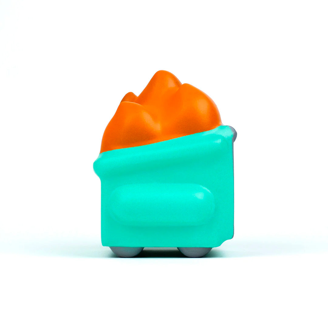 Stress Relief Squishy Toy - Dumpster Fire Design for Anxiety & Stress Relief - Fun Sensory Fidget Toy for Adults & Kids - Perfect for Office, Home, and Classroom Use