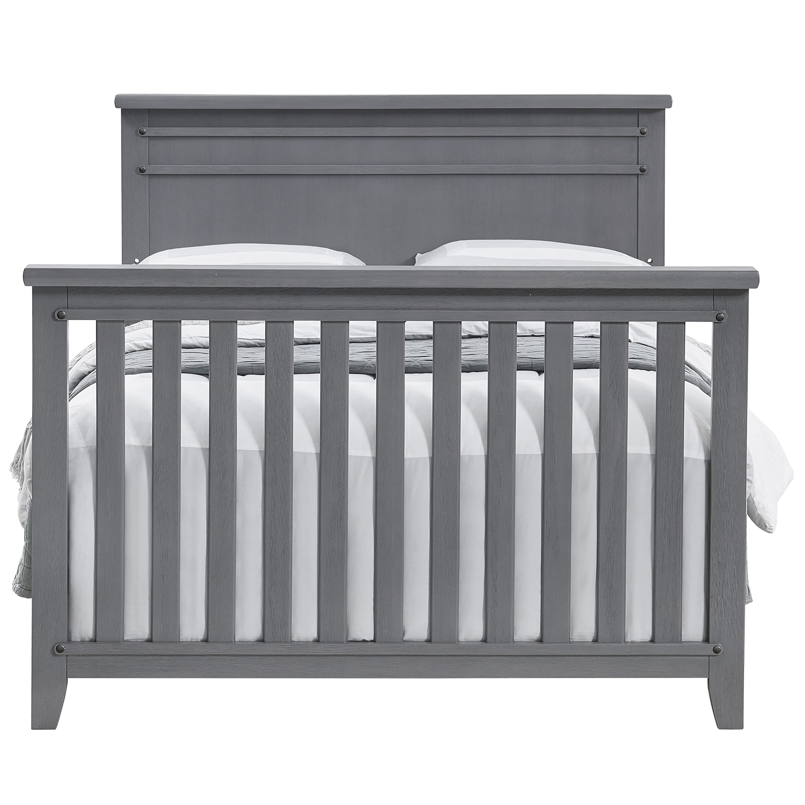 Soho Baby Ellison Crib to Full-Size Bed Conversion Kit - Ash Gray - GreenGuard Gold Certified - Safe & Durable Toddler Bed Rail for Nursery & Kids Room