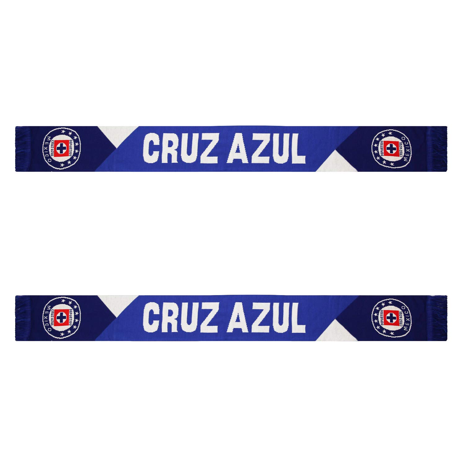 Official Soccer Team Scarf with Premium Reversible Knit Design - World Football Club Logo Fan Merchandise - Warm Fringe Winter Scarf for Men & Women - Perfect for Stadium Games, Cold Weather & Team Spirit