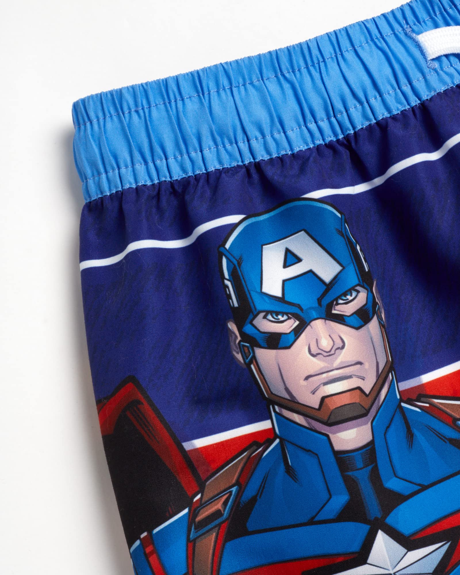 Marvel Avengers Boys' Swim Trunks - Spider-Man, Captain America, Hulk UPF 50+ Quick Dry Swim Shorts for Kids (2T-12) | Beach, Pool, Summer Water Activities