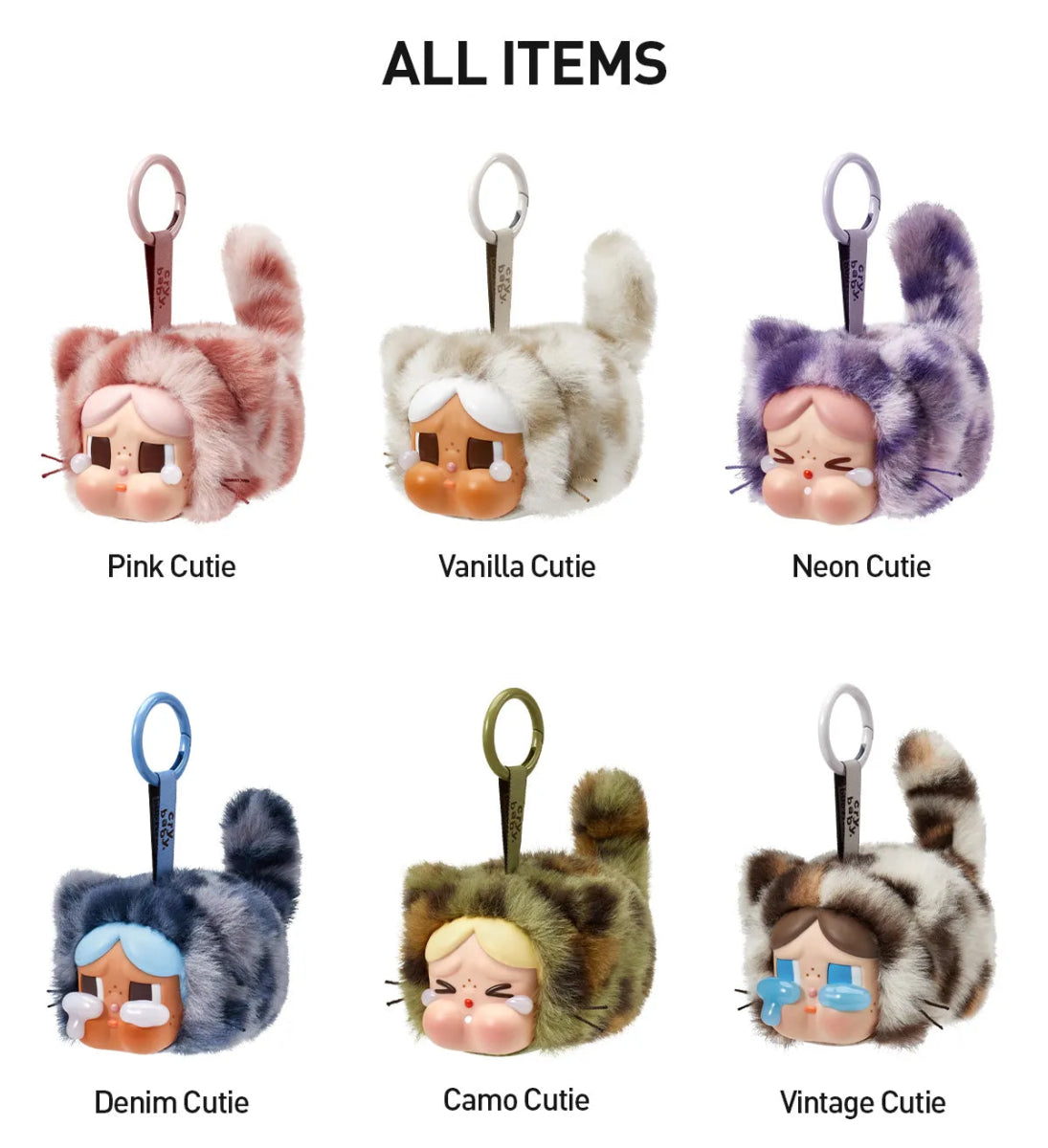 CRYBABY Wild But Cutie Blind Box - Cute Collectible Mystery Figure for Anime Fans, Gift for Kids & Adults - Perfect for Display, Gifts, and Surprise Unboxing Fun