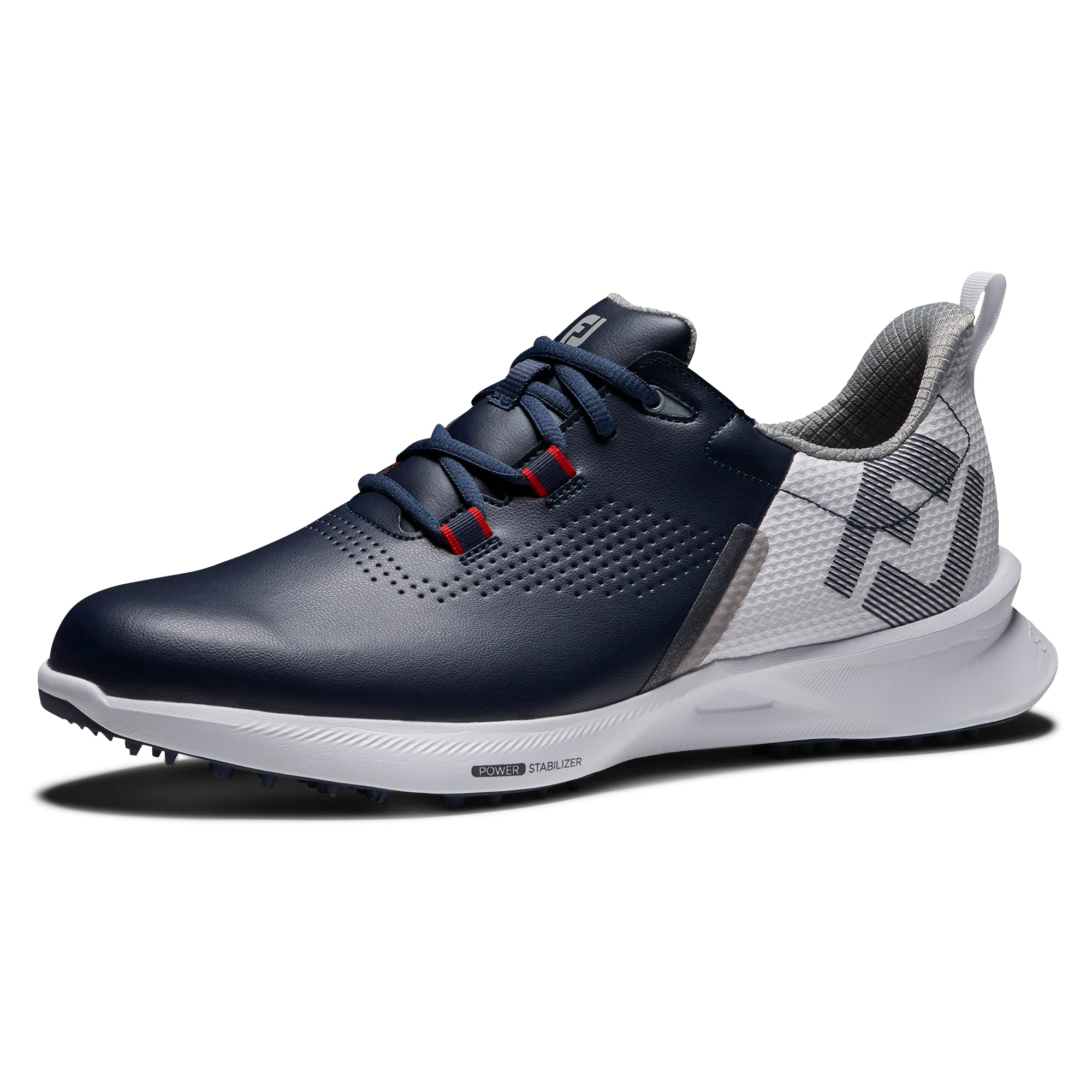 FootJoy Men's Fj Fuel Spiked Golf Shoes - Lightweight & Waterproof for Comfortable Performance on the Course | Ideal for Walking 18 Holes & Tournament Play
