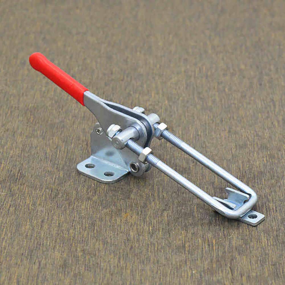 90 Degree Mechanical Lock - Heavy Duty Iron Quick Release Toggle Clamp with Secure Latch for Woodworking, Metalworking, and DIY Projects - Perfect for Jigs, Fixtures, and Workholding Applications