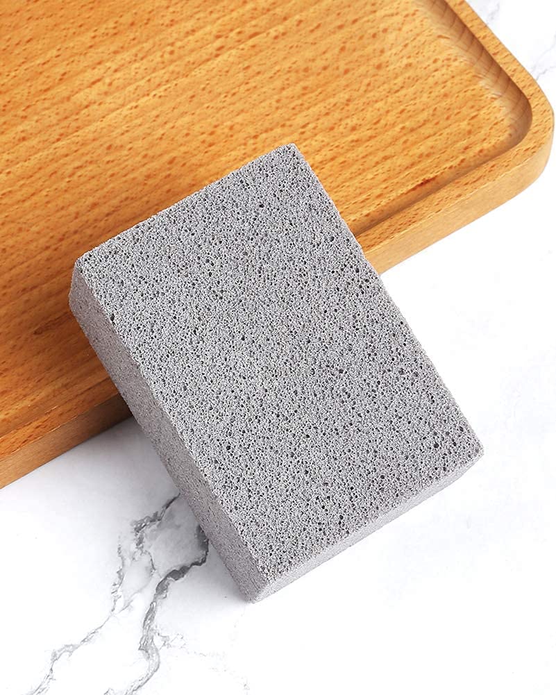 Blackstone Griddle Scraper & Cleaning Brick Kit - 3 Pack Eco-Friendly Grill Cleaner for BBQ, Pool, Oven, Baking Steel & Flat Top Cookers | Removes Tough Stains & Residue | Perfect for Outdoor Cooking, Camping & Backyard BBQs