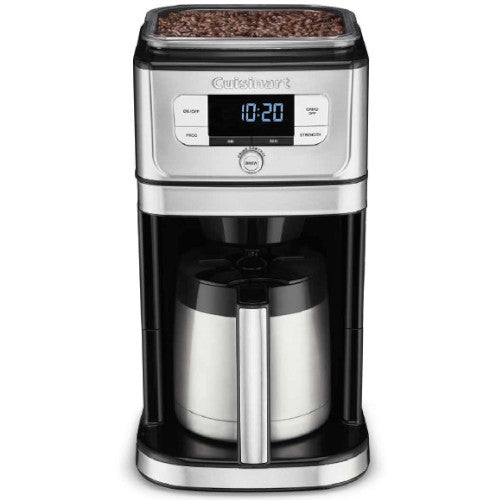 Refurbished CUISINART DGB-850 Burr Grind N' Brew 10-Cup Coffee Maker with Warranty - Perfect for Home, Office & Coffee Enthusiasts