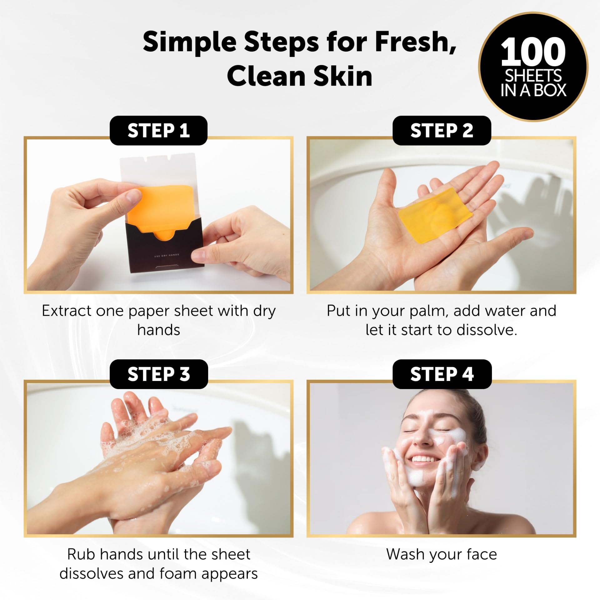 VALITIC Kojic Acid & Turmeric Dark Spot Corrector Soap - Vitamin C, Retinol & Collagen Infused Skin Brightening Bar - 2 Pack with 200 Melting Paper Sheets - For Hyperpigmentation, Acne Scars & Uneven Skin Tone - Perfect for Daily Face & Body Cleansing Routine
