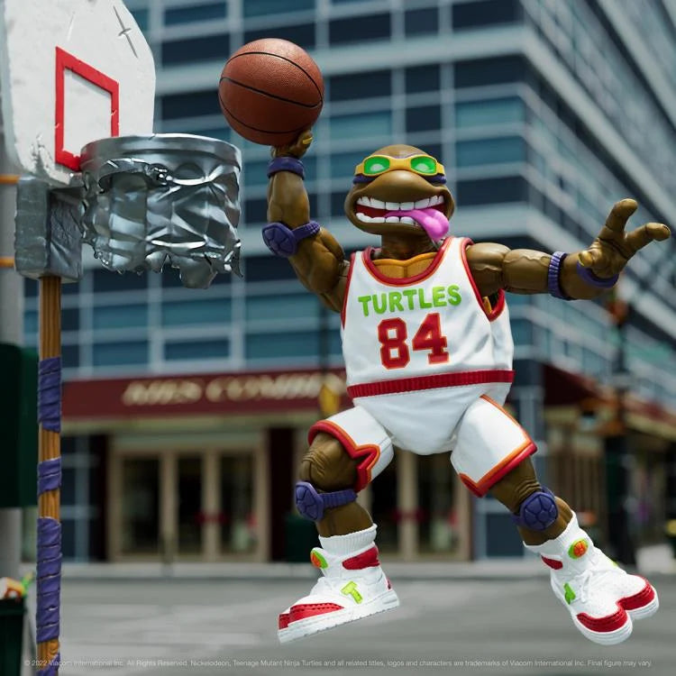 Teenage Mutant Ninja Turtles ULTIMATES! Slam Dunkin' Don Action Figure - Collectible TMNT Toy for Kids & Adults - Perfect for Display, Play & Gifts