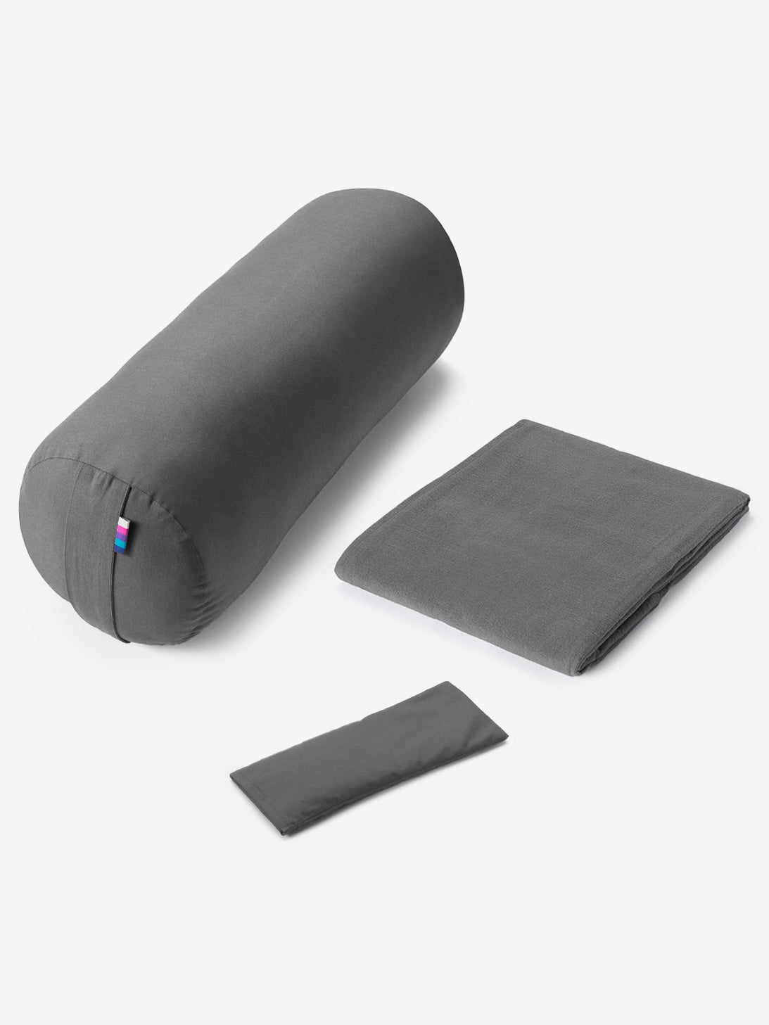 Yogamatters Bolster & Blanket Savasana Kit - Premium Yoga Meditation Props for Relaxation & Support - Perfect for Home Yoga Practice, Studio Sessions & Stress Relief