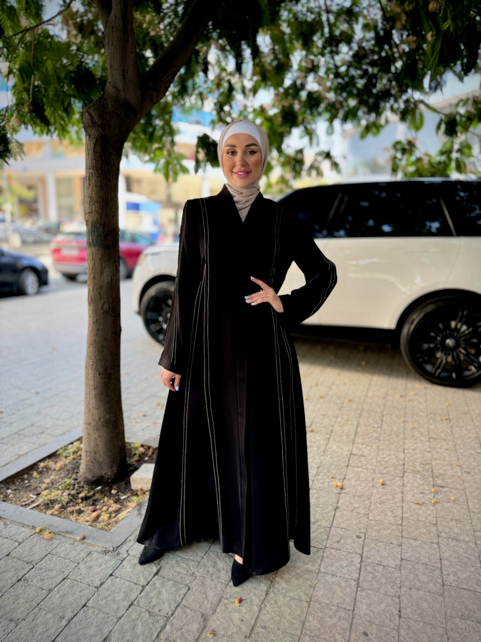 Elegant Al Fursan Embroidered Abaya Dress - Premium Modest Islamic Clothing for Women - Perfect for Prayer, Eid, Wedding & Special Occasions