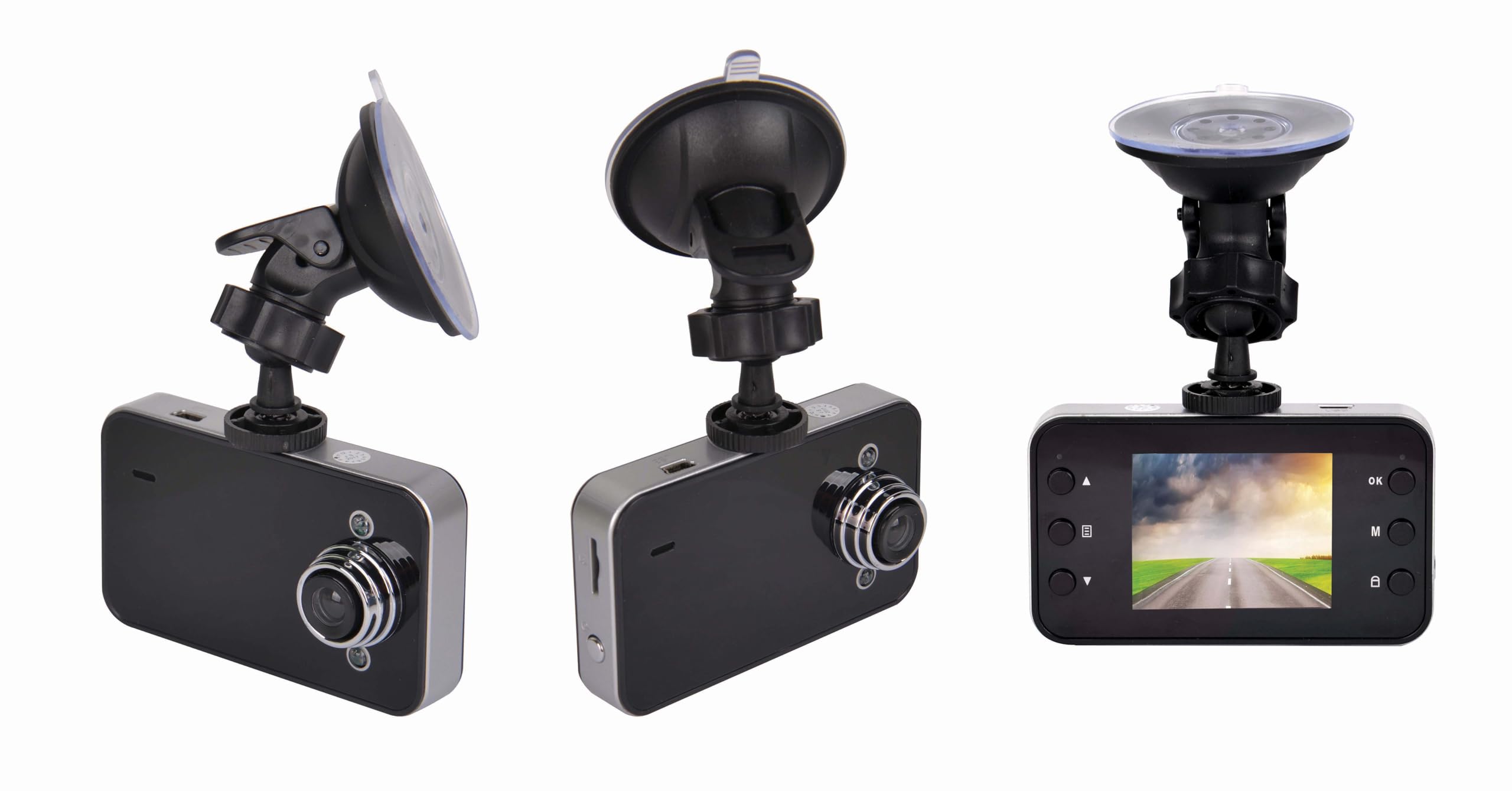 Naxa Electronics NCV-6000 HD Dash Camera - 1080P Portable Car Video Recorder with Night Vision, Loop Recording & G-Sensor for Accident Evidence - Perfect for Uber, Lyft, Taxi & Personal Vehicle Security