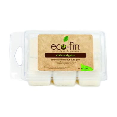 Eco Fin Eucalyptus CBD Wax - Natural Paraffin Alternative for Aromatherapy, Massage & Relaxation