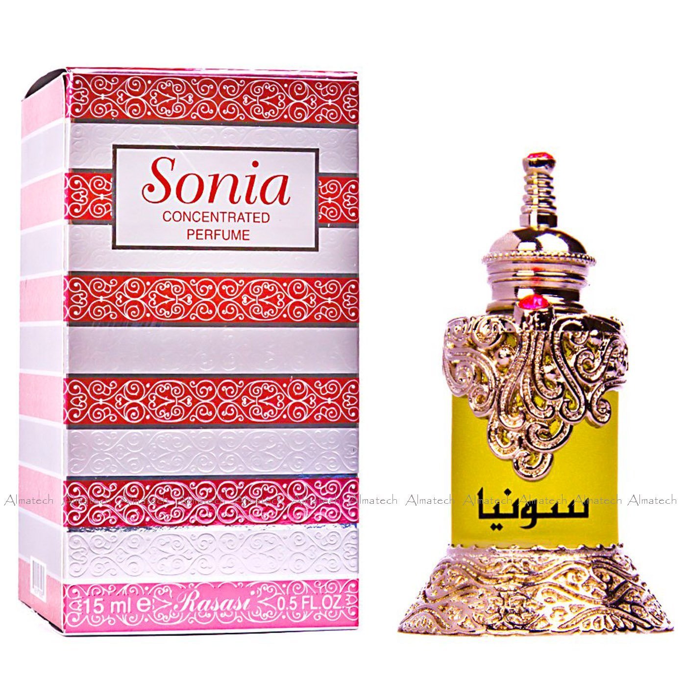 Rasasi Sonia Women's Concentrated Perfume Oil - 15ml Long-Lasting Fragrance for Daily Wear & Special Occasions