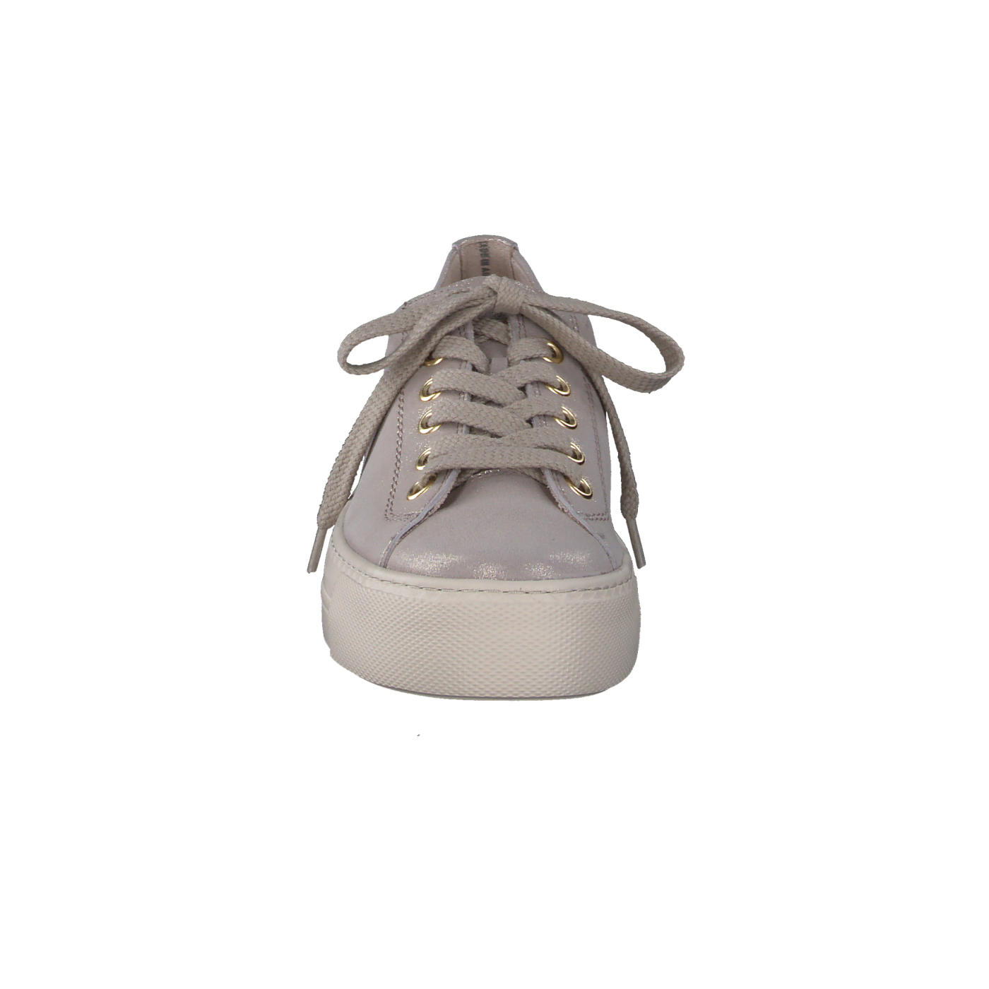 PAUL GREEN 4790 Taupe Metallic Leather Women's Sneakers - Comfortable Fashion Trainers for Casual Wear & Everyday Outfits