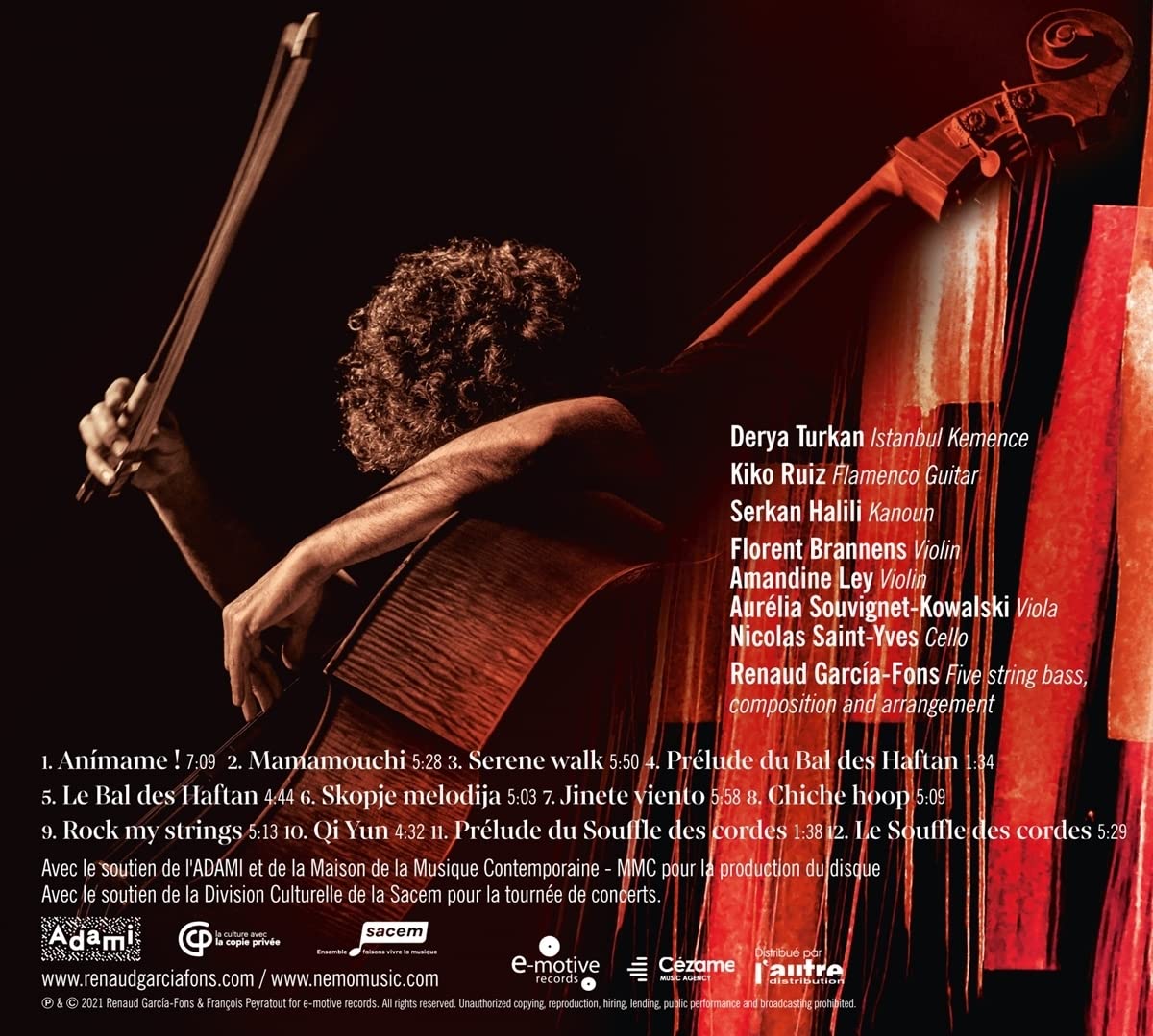 Renaud Garcia-Fons - Le Souffle Des Cordes (The Breath Of Strings) | Contemporary Jazz & World Music Album | Perfect for Relaxation, Study & Meditation