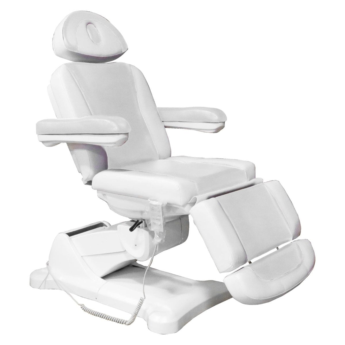 Greenlife® Electric Massage Chair Bed with 4 Motors, Swivel & Lounge Function - All Black, White or Mixed Colors (10794X) - Perfect for Home Relaxation, Spa & Therapy Sessions