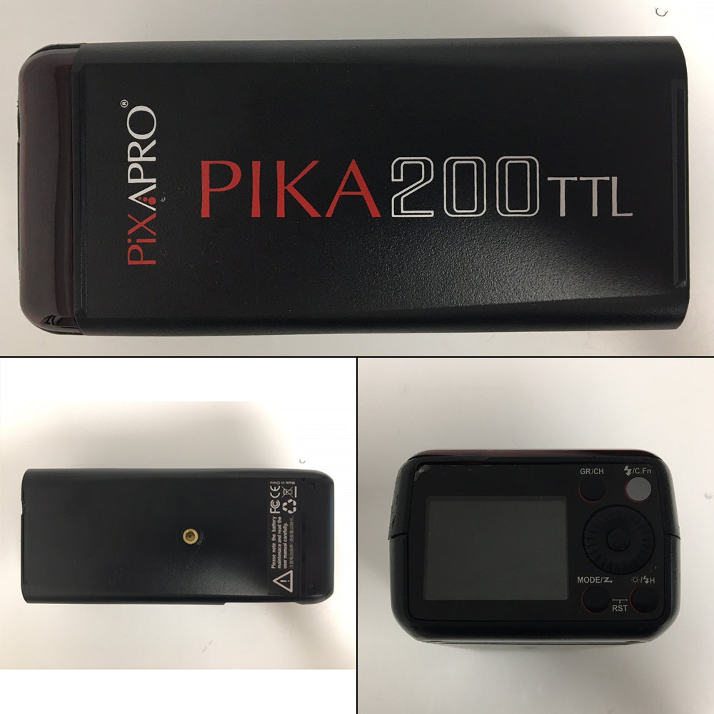 PIKA200 Portable Battery Powered TTL Mini Flash (Godox AD200) - Perfect for On-the-Go Photography & Studio Lighting | Ideal for Wedding, Portrait & Outdoor Shoots