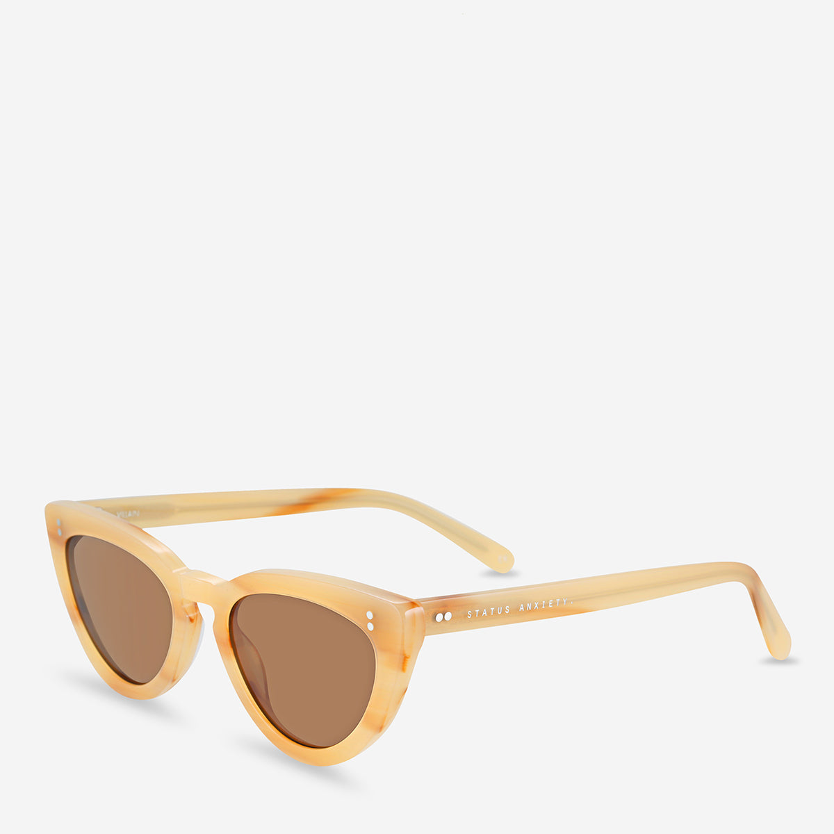 Villain Sunglasses for Women - Trendy Blonde Frame UV Protection - Perfect for Beach, Driving & Outdoor Activities