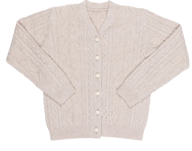 KIPP CABLE CARDIGAN for Kids & Teens (3-14 Years) - Cozy Knit Sweater for School, Fall & Winter Outfits, Family Photos & Casual Wear