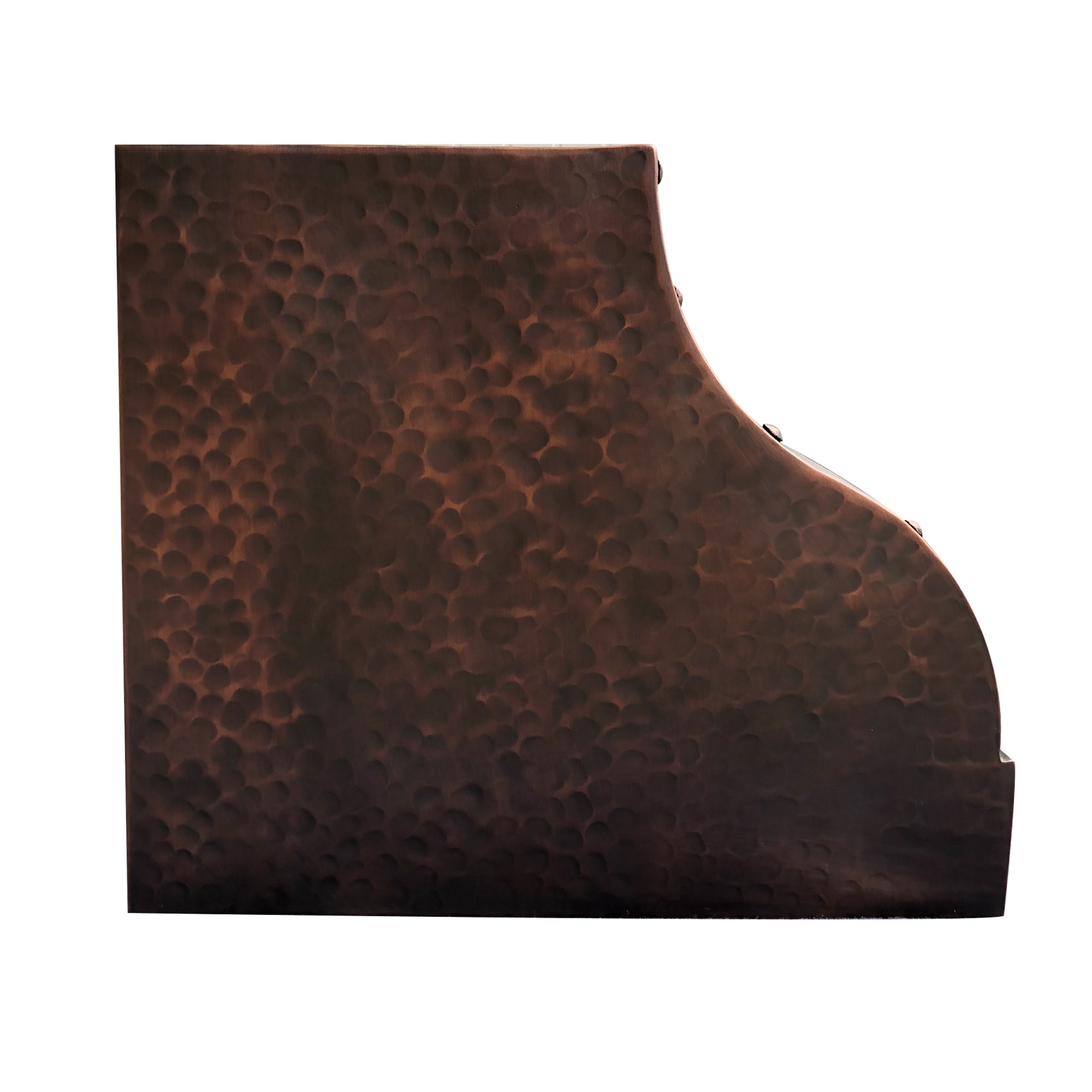 RHM Ogee Under Cabinet Hammered Copper Range Hood - Vintage Style Kitchen Ventilation for Jay - Perfect for Farmhouse, Rustic & Traditional Kitchens