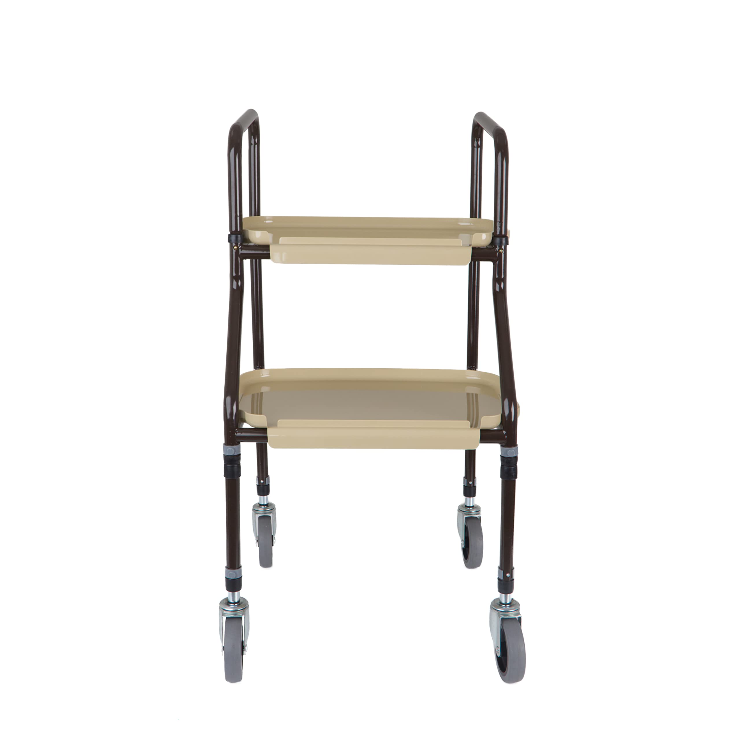 Adjustable Height Homecraft Shelf Trolley - Mobile Storage Organizer for Bedroom, Kitchen & Office - Rolling Utility Cart with Wheels for Easy Organization & Space Saving