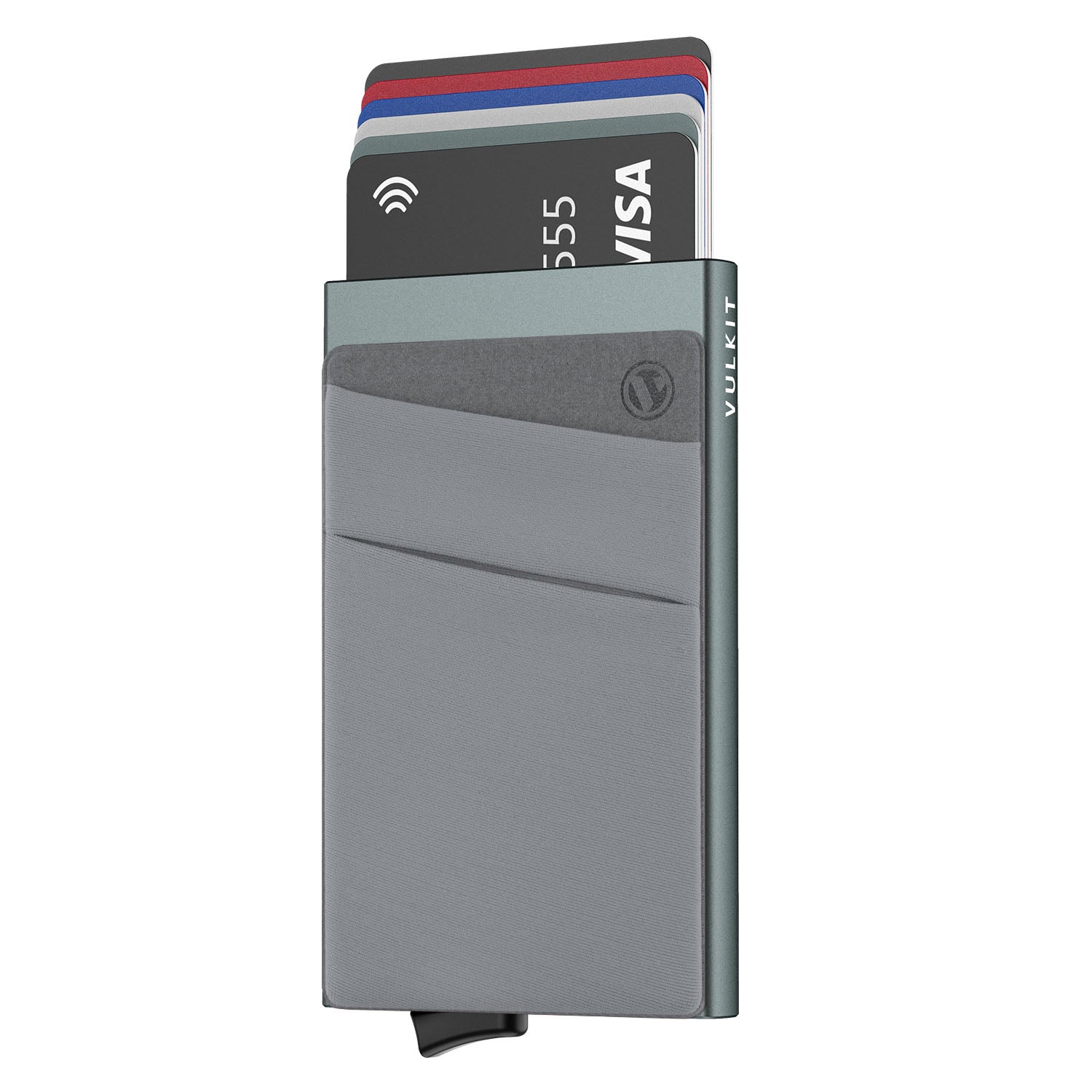 VC104 Elastic Cloth Cash & Coin Card Holder - Slim Wallet with Slot for Bills - Perfect for Travel, Business, and Everyday Use