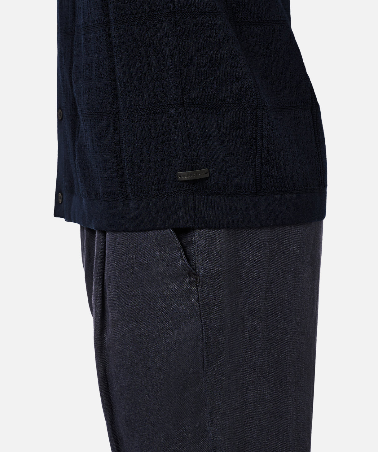 Villers Short Sleeve Shirt for Men - Navy Blue Casual Button Down Shirt | Perfect for Office, Summer Outfits & Travel