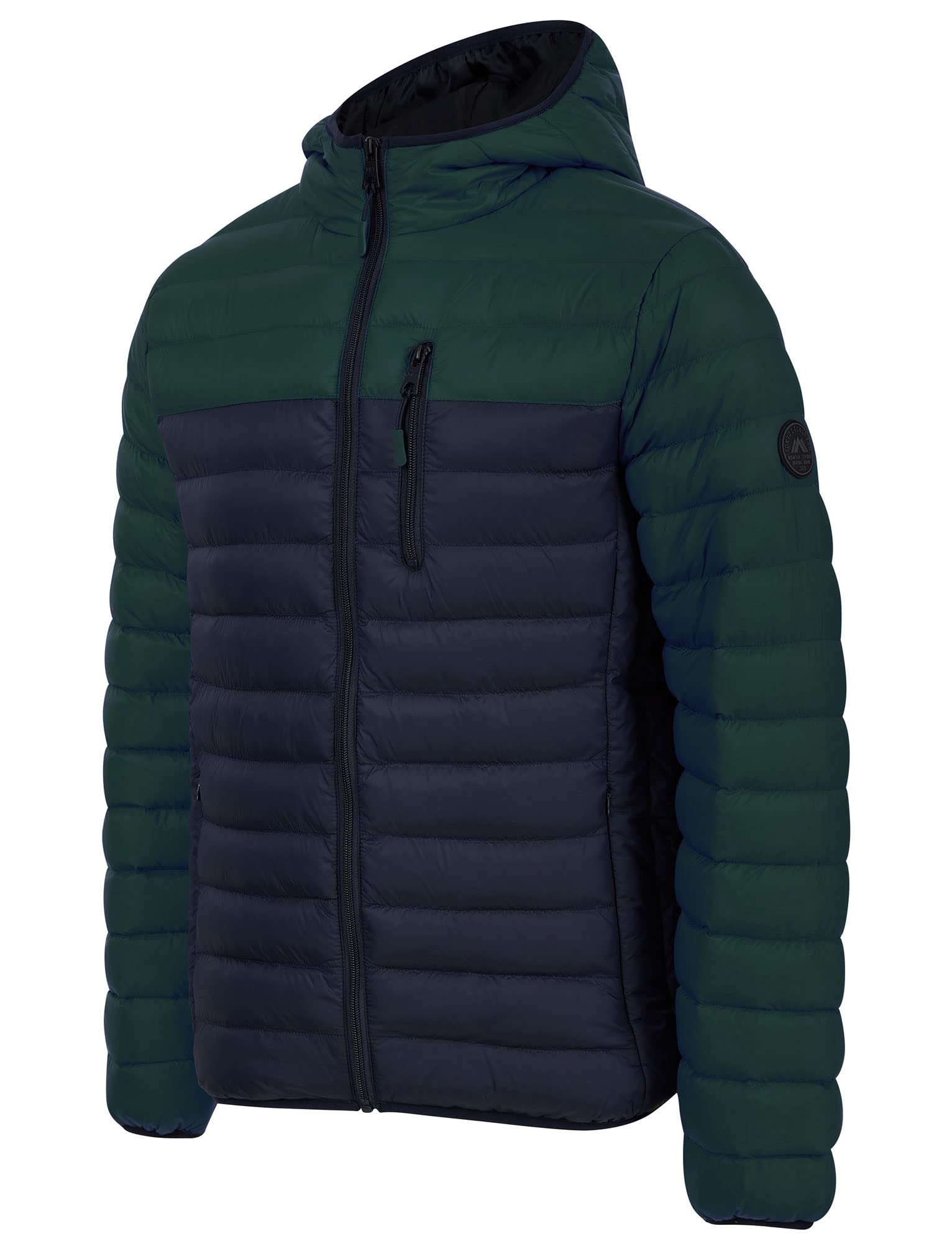 Tokyo Laundry Men's Talus Quilted Puffer Jacket - Lightweight Winter Coat with Water-Resistant Shell, Warm Insulation for Outdoor Activities, Hiking & Casual Wear